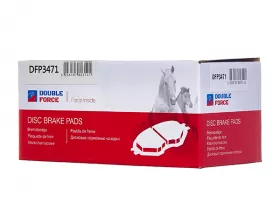 Колодки тормозные дисковые передние Double Force