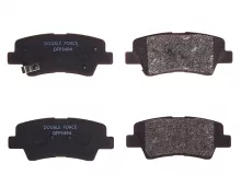 Колодки тормозные дисковые задние Double Force