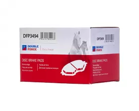 Колодки тормозные дисковые задние Double Force