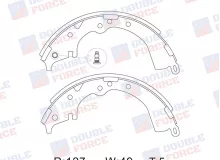 Колодки тормозные барабанные задние Double Force