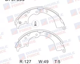 Колодки тормозные барабанные задние Double Force