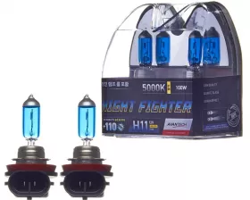 Лампа высокотемпературная Avantech H11 12V 55W (100W) 5000K, комплект 2 шт.