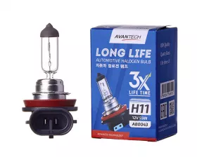 Лампа головного света Avantech H11 12V 55W Long Life