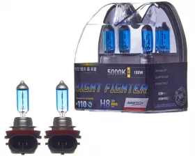Лампа высокотемпературная Avantech H8 12V 35W (70W) 5000K, комплект 2 шт.