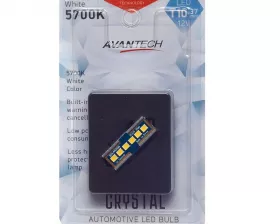 Лампа светодиодная Avantech 12V LED T10x37 5700K (резистор), 1 шт.