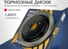Диск тормозной зад. ADVICS