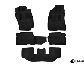 Коврики 3D в салон TOYOTA Wish 4WD (25), 2009-2012, 2012->, Мв., правый руль, 5 шт. (полиуретан)