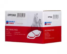 Колодки тормозные дисковые передние Double Force Заменён на арт. DFP3332