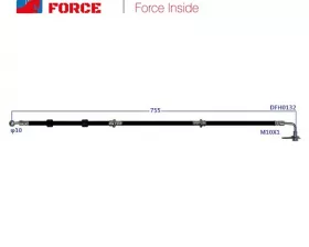 Шланг тормозной Double Force
