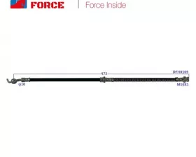 Шланг тормозной Double Force