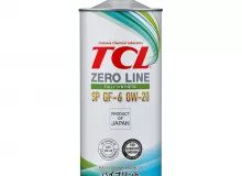 Масло моторное TCL Zero Line Fully Synth, Fuel Economy, SP, GF-6, 0W20, 1л Масло моторное TCL Zero Line Fully Synth, Fuel Economy, SP, GF-6, 0W20, 1л