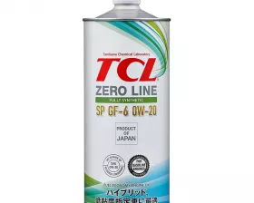 Масло моторное TCL Zero Line Fully Synth, Fuel Economy, SP, GF-6, 0W20, 1л