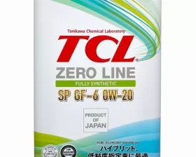 Масло моторное TCL Zero Line Fully Synth, Fuel Economy, SP, GF-6, 0W20, 4л