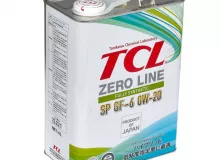 Масло моторное TCL Zero Line Fully Synth, Fuel Economy, SP, GF-6, 0W20, 4л Масло моторное TCL Zero Line Fully Synth, Fuel Economy, SP, GF-6, 0W20, 4л