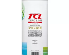 Масло моторное TCL Zero Line Fully Synth, Fuel Economy, SP, GF-6, 5W30, 4л