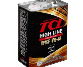 Масло моторное TCL High Line, Fully Synth, SP/CF, 5W40, 4л