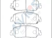 Дисковые тормозные колодки ADVICS передние