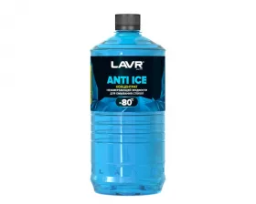 Концентрат незамерзающей жидкости для омывания стекол LAVR Anti ice concentrate (-80), 1л