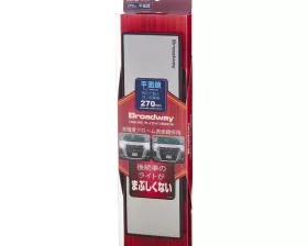 Зеркало заднего вида Napolex Chrome Wide Mirror, прямое, 270 мм, антибликовое напыление для не тонированных авто