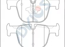 Дисковые тормозные колодки ADVICS (еврокерамика) задние Дисковые тормозные колодки ADVICS (еврокерамика) задние