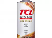 Масло моторное TCL Euro Line SP ACEA A3/B4, 5W-30, 1л Масло моторное TCL Euro Line SP ACEA A3/B4, 5W-30, 1л