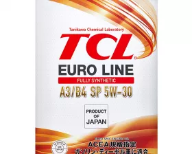 Масло моторное TCL Euro Line SP ACEA A3/B4, 5W-30, 4л