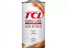Масло моторное TCL Euro Line SP ACEA A3/B4, 5W-40, 1л Масло моторное TCL Euro Line SP ACEA A3/B4, 5W-40, 1л
