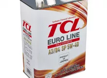 Масло моторное TCL Euro Line SP ACEA A3/B4, 5W-40, 4л Масло моторное TCL Euro Line SP ACEA A3/B4, 5W-40, 4л