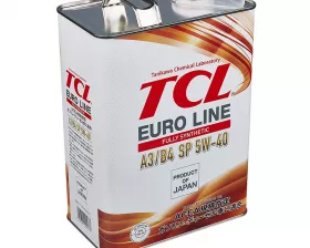 Масло моторное TCL Euro Line SP ACEA A3/B4, 5W-40, 4л