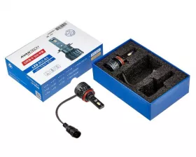 Лампа светодиодная  LED Avantech H8 12V 35W, 4300K 3500lm (комплект 2 шт.)