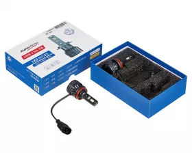 Лампа светодиодная  LED Avantech H9 12V 35W, 4300K 3500lm (комплект 2 шт.)