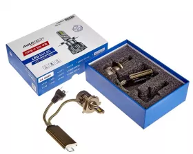 Лампа светодиодная  LED Avantech H4 12V 45W, 6500К 4500lm (комплект 2 шт.)