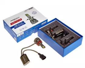 Лампа светодиодная  LED Avantech H11 / H16 12V 45W, 6500К 4500lm (комплект 2 шт.)