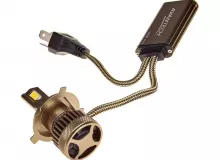 Лампа светодиодная  LED Avantech H4 12V 45W, 4300K 4500lm (комплект 2 шт.)