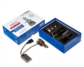 Лампа светодиодная  LED Avantech H9 12V 45W, 4300K 4500lm (комплект 2 шт.)