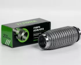 Гофра 40/150 (AISI 304 wire mesh, interlock)