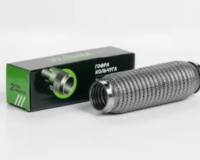 Гофра 40/200 (AISI 304 wire mesh, interlock)