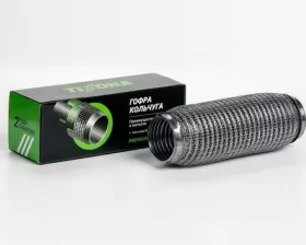 Гофра 55/220 (AISI 304 wire mesh, interlock)