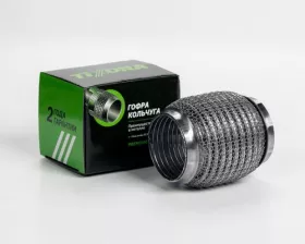 Гофра 60/100 (AISI 304 wire mesh, interlock)