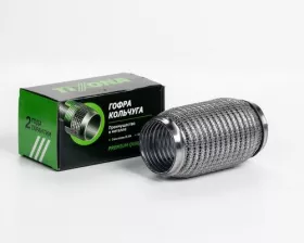 Гофра 60/150 (AISI 304 wire mesh, interlock)