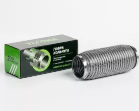 Гофра 60/200 (AISI 304 wire mesh, interlock)