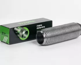 Гофра 60/280 (AISI 304 wire mesh, interlock)
