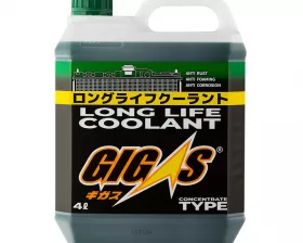 Антифриз GIGAS LONG LIFE COOLANT CONCENTRATE GREEN, зеленый, 4л
