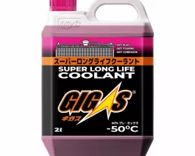 Антифриз GIGAS SUPER LONG LIFE COOLANT -50 PINK, розовый, 2л