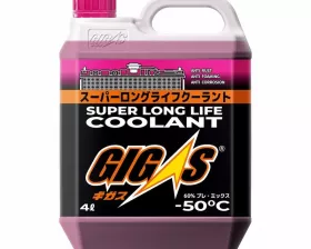 Антифриз GIGAS SUPER LONG LIFE COOLANT -50 PINK, розовый, 4л