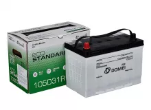 Аккумулятор DOMEI Eco STANDARD 105D31R, 90Ah, 780A, 304x173x220, бортик