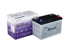 Аккумулятор DOMEI Extra BOOST IS T-115/D31L, 90Ah, 850A, 306x176x225, бортик