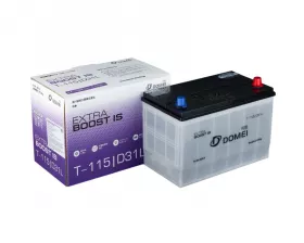 Аккумулятор DOMEI Extra BOOST IS T-115/D31L, 90Ah, 850A, 306x176x225, бортик