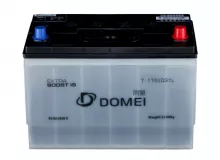 Аккумулятор DOMEI Extra BOOST IS T-115/D31L, 90Ah, 850A, 306x176x225, бортик