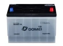 Аккумулятор DOMEI Extra BOOST IS T-115/D31L, 90Ah, 850A, 306x176x225, бортик